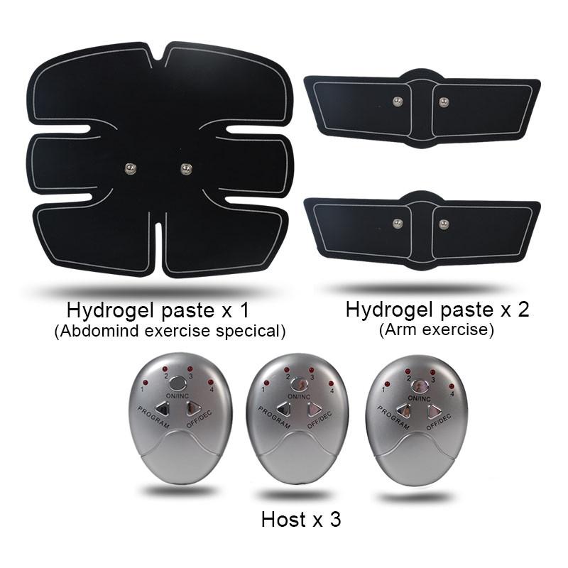 Electronic EMS Exerciser Muscle Training Device Body Abdominal Toning Stimulator Fitness Accessories Sports Slimming Massager