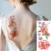 1Pcs Big Size Rose Flowers Temporary Tattoos Stickers Sexy Women Arm Shoulder Body Waterproof Flash Tattoo Stickers