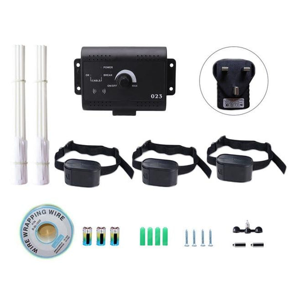 Safety Pet Dog Electric Fence With Waterproof Training Collar Buried Electric Dog Fence Containment System Train Collar Buried