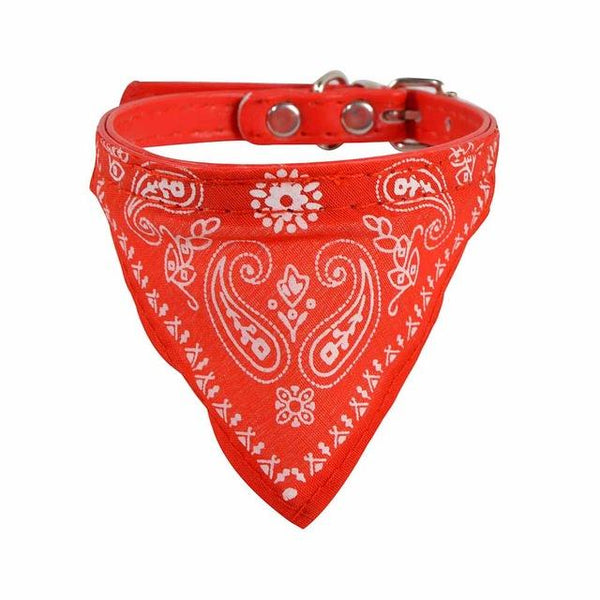 1pc Fashion Adjustable Dog Supplies Puppy Cat Neck Scarf patterns Bandana With Collar Neckerchief Pet Products Accessories #YY