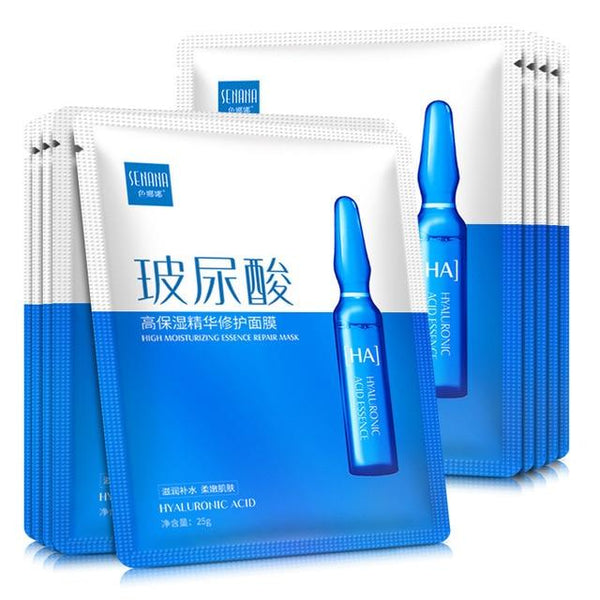 Hyaluronic Acid face sheet Mask collagen whitening korean beauty Facial moisturizing Skin Care mascara masker maske facemask