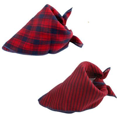 1 Pcs New Dog Bandana Cotton Linen Plaid Pet Bandana Scarf  Bow Ties Collar Square Cat Samll Middle Large Dog Grooming Products