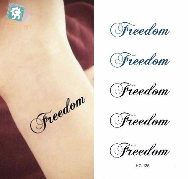 Waterproof Temporary Tattoo Sticker Black Devil Doesn't Sleep English Letters Flash Tatoo Fake Tatto Neck Wrist For Woman Men