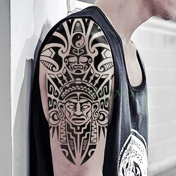 Waterproof Temporary Tattoo Sticker stripe Bar code streak line Fake Tatto Flash Tatoo Back leg Abdomen Arm for  Men Women