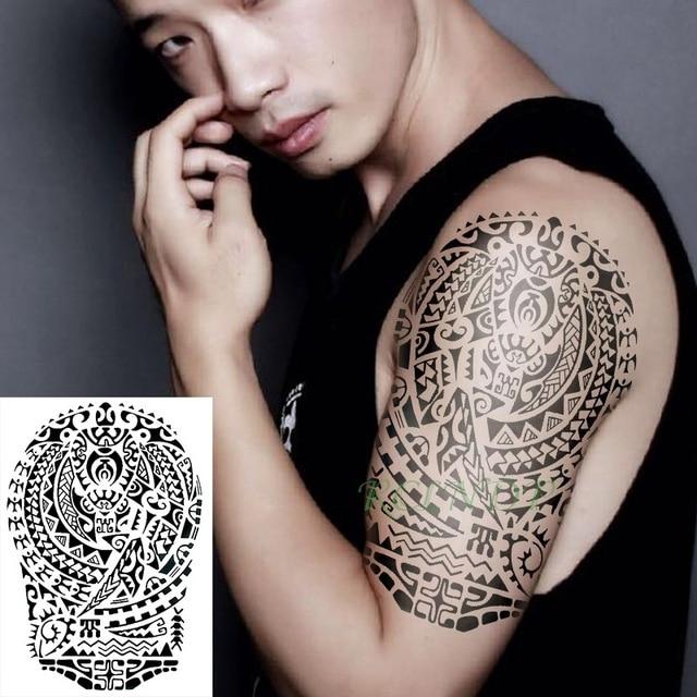 Waterproof Temporary Tattoo Sticker stripe Bar code streak line Fake Tatto Flash Tatoo Back leg Abdomen Arm for  Men Women