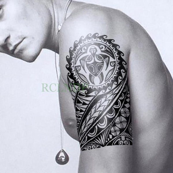 Waterproof Temporary Tattoo Sticker stripe Bar code streak line Fake Tatto Flash Tatoo Back leg Abdomen Arm for  Men Women