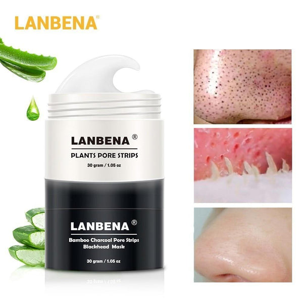 LANBENA Blackhead Remover Mask Blackhead Nose Mask Peeling Acne Treatment Repair Blackhead Deep Cleansing Skin Care Face Mask