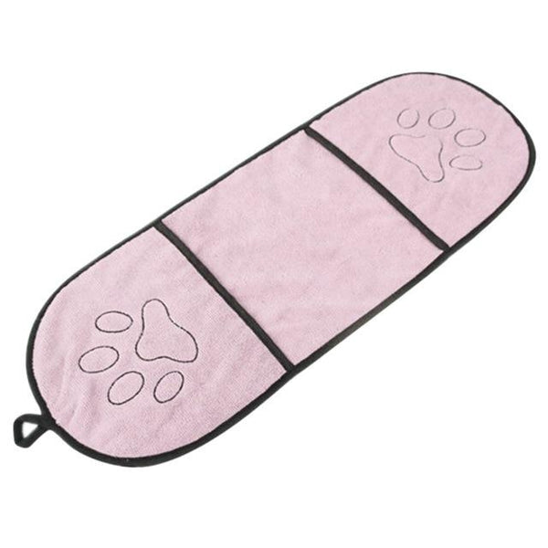 Pet Dog Bath Towel Ultra-absorbent Microfiber Super Absorbent Pet Drying Towel Blanket With Pocket  for Small Medium Large Dogs