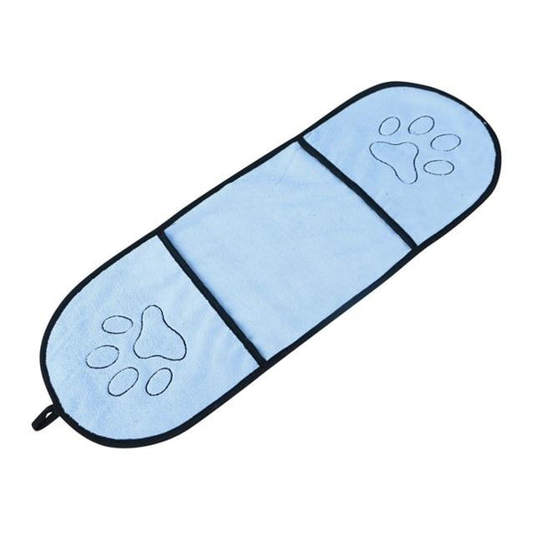 Pet Dog Bath Towel Ultra-absorbent Microfiber Super Absorbent Pet Drying Towel Blanket With Pocket  for Small Medium Large Dogs