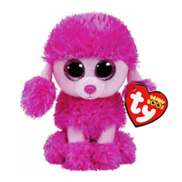 Ty Beanie Boos Plush Toy Owl Penguin Dog Giraffe Cat Raccoon Sheep Bat Cattle Plush Animal Toy Gift for Children 15cm