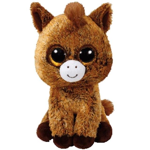 Ty Beanie Boos Plush Toy Owl Penguin Dog Giraffe Cat Raccoon Sheep Bat Cattle Plush Animal Toy Gift for Children 15cm