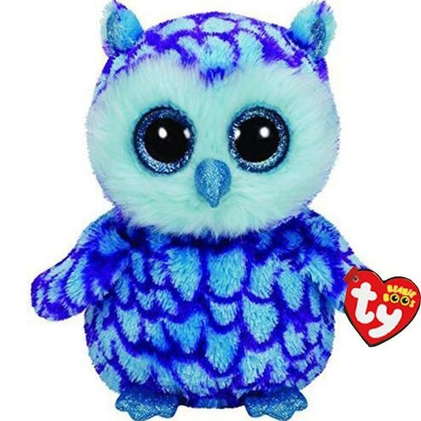 Ty Beanie Boos Plush Toy Owl Penguin Dog Giraffe Cat Raccoon Sheep Bat Cattle Plush Animal Toy Gift for Children 15cm