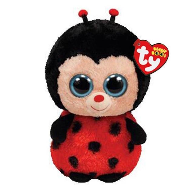 Ty Beanie Boos Plush Toy Owl Penguin Dog Giraffe Cat Raccoon Sheep Bat Cattle Plush Animal Toy Gift for Children 15cm