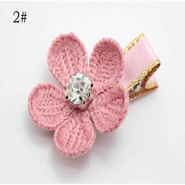 Pet supplies Baby Bow Girl Hair Accessories Cute Pet Dog Hair Accessories Handmade Flowers With Clip Dog Grooming Woman Jewelry