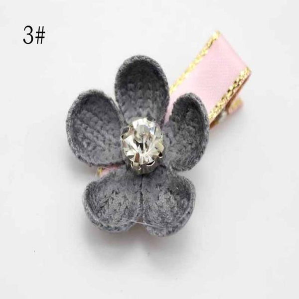 Pet supplies Baby Bow Girl Hair Accessories Cute Pet Dog Hair Accessories Handmade Flowers With Clip Dog Grooming Woman Jewelry
