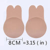 1 Pair Rabbit Bra Intimates Lift Tape Silicone Adhesive Bra Nipple Cover Push Up Breast Underwear Accessories For Party Dress