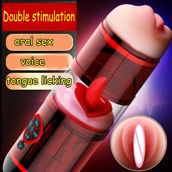 New Intelligent Oral Masturbator Pocket Pussy Deep Throat Sucking Penis Massager Male Automatic Masturbator Sex Toys For Men