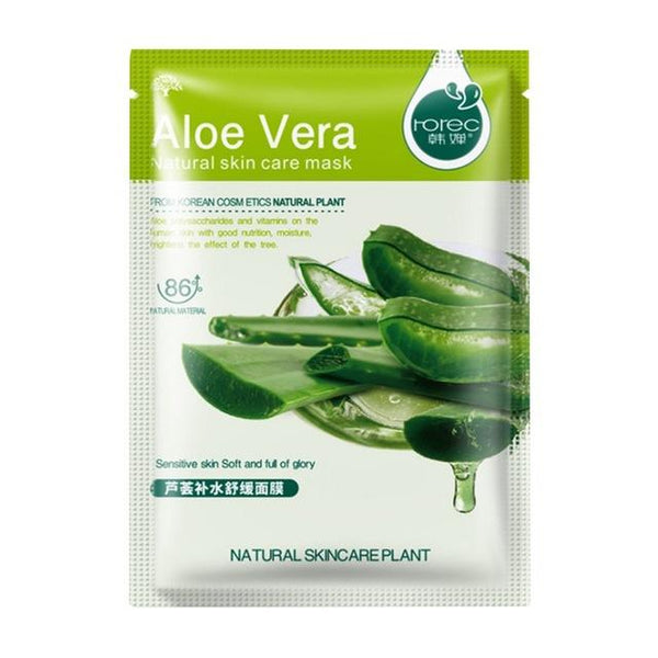 Moisturizer Aloe Vera Honey Facial Masks 1pcs Natural Plant Face Mask Care Whitening Oil Control Wrapped Mask Face Skin Care