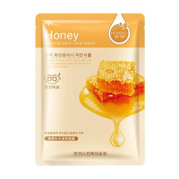 Moisturizer Aloe Vera Honey Facial Masks 1pcs Natural Plant Face Mask Care Whitening Oil Control Wrapped Mask Face Skin Care