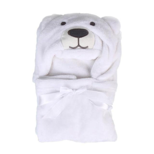 Newborn Baby Bathrobe Pajamas Cute Animal Cartoon Infants Kids Blanket Hooded Bathrobe Sleepers Toddler Comfortable Bath Towel