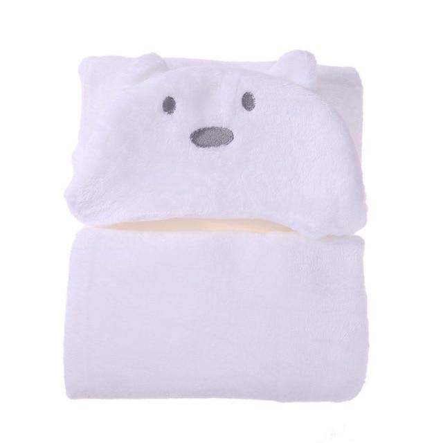 Newborn Baby Bathrobe Pajamas Cute Animal Cartoon Infants Kids Blanket Hooded Bathrobe Sleepers Toddler Comfortable Bath Towel
