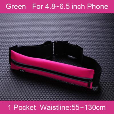 NEWBOLER Running Belt Bag Sport Hidden Waist Band Men Women Trail Running Jogging Belly Bags For Phone Gym Fitness Accessories