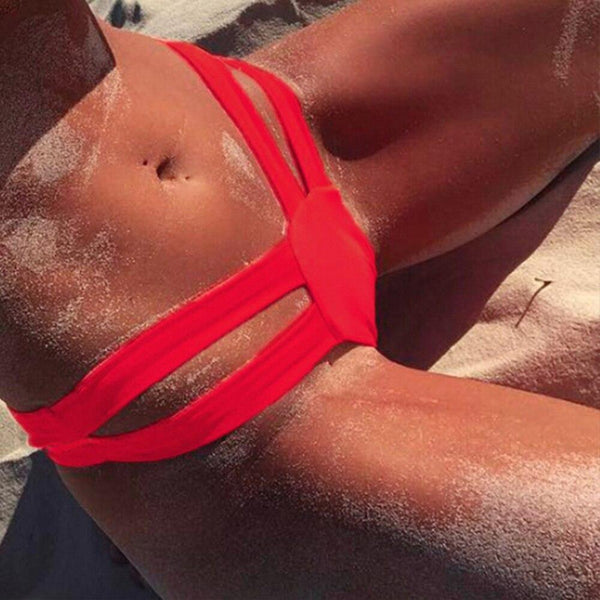 2019 New Hot Sale Black V Shape Sexy Brazilian Bikini Bottom Women Swimwear Swimsuit Trunk Tanga Micro Briefs Panties Underwear