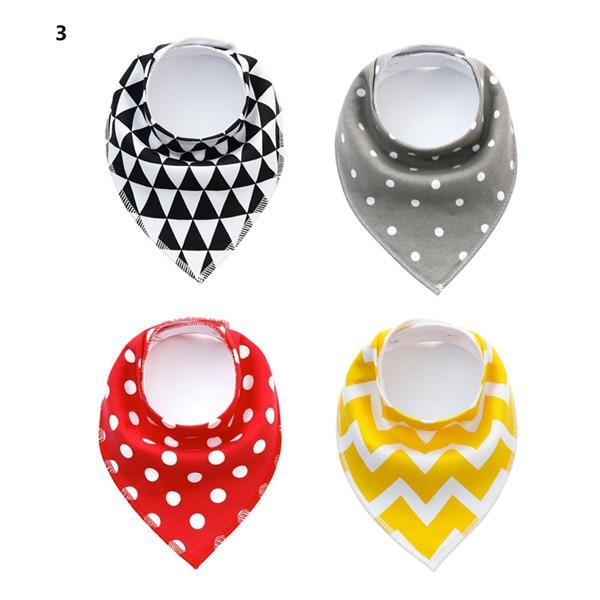 4 Pcs Dog Bandana Bib Scarf Many Patterns Cotton Soft Pet Dog Grooming Accessories Adjustable Dog Collar Bandana For Puppy Cat