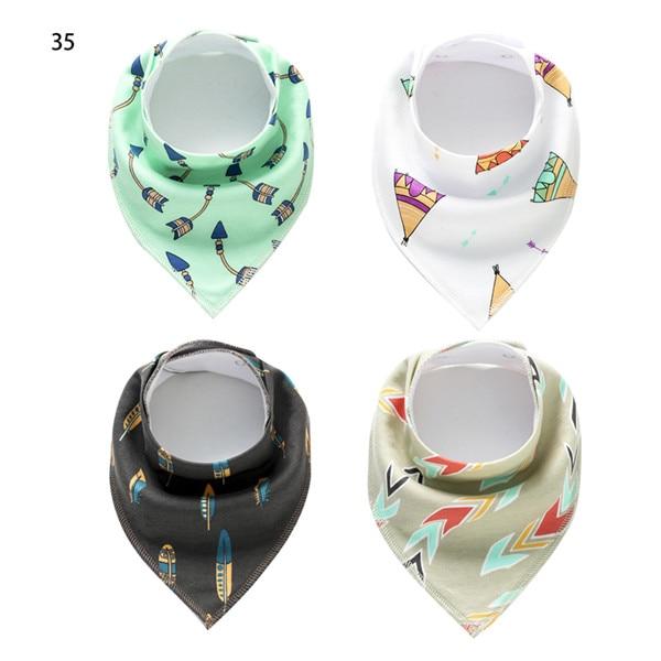 4 Pcs Dog Bandana Bib Scarf Many Patterns Cotton Soft Pet Dog Grooming Accessories Adjustable Dog Collar Bandana For Puppy Cat