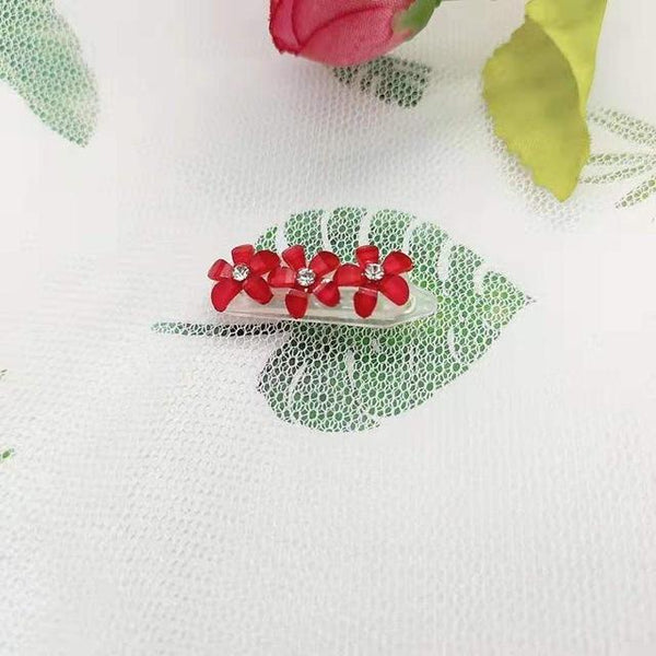 Fresh and sweet flowers hair clip pet dog headdress dog hair accessory
