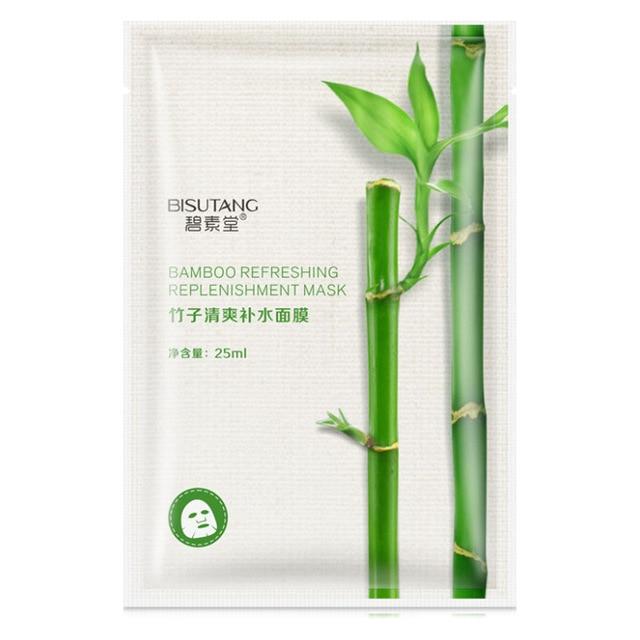 Eight-in-One Facial Mask Rice & Bamboo & Green Tea & Pomegranate & Honey & Rose & Orange & Aloe Vera Sheet Face Mask Skin Care