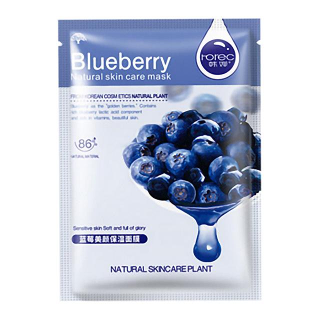 Eight-in-One Facial Mask Rice & Bamboo & Green Tea & Pomegranate & Honey & Rose & Orange & Aloe Vera Sheet Face Mask Skin Care