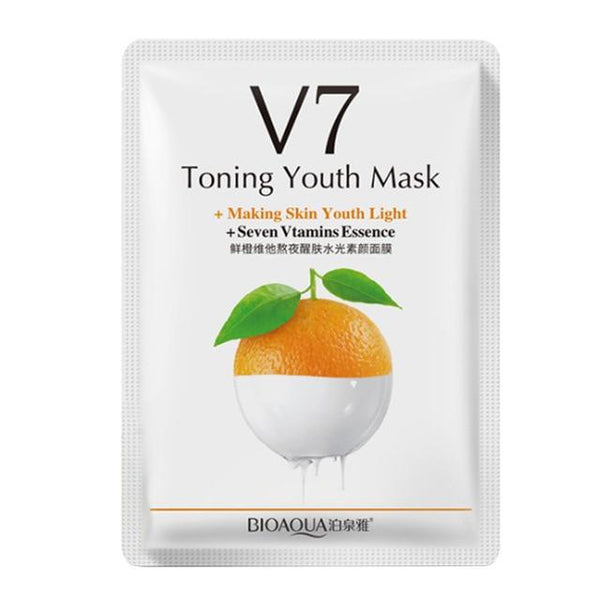 1PC Fruit Facial Mask Supply Moisturizing Oil Control Mask Apple & Strawberry & Kiwi & Orange Fruit Sheet Mask Skin Care