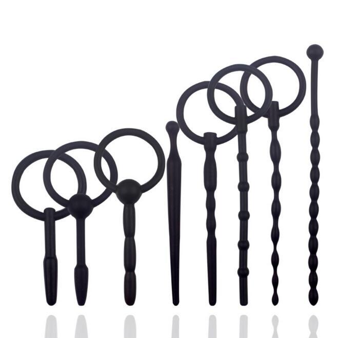 Erotic Silicone Urethra Catheter Male Penis Plug Tube Urethral Stretcher Urethral Sound Dilator Adult Sex Toy for Men