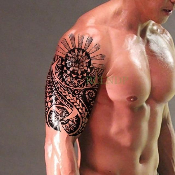 Waterproof Temporary Tattoo Sticker cool eagle wing man Fake Tatto Flash Tatoo Back leg Abdomen Arm tatouage for Girl Women Men