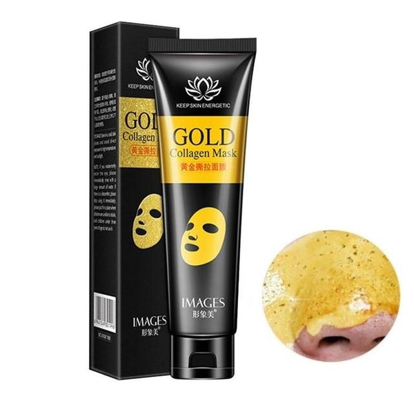 OEDO Gold Remove Blackhead Mask Shrink Pore Improve Rough Skin Acne Shills Blackhead Remover Mask Facial Moisturizing Cream