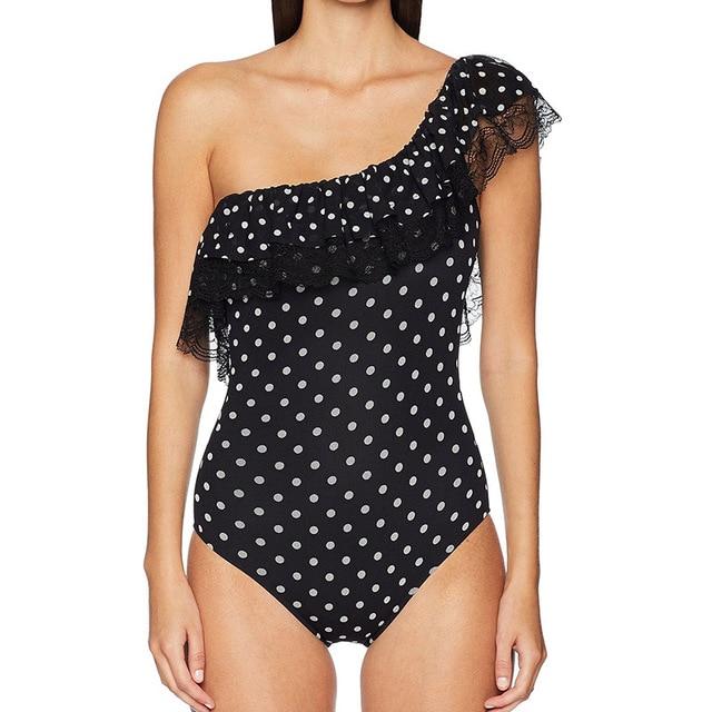 Ruffle Swimsuit Women 2019 One Piece Swimwear Female One-Piece Suits Bathing Suit Padded May Beachwear Swimming Suit For Women