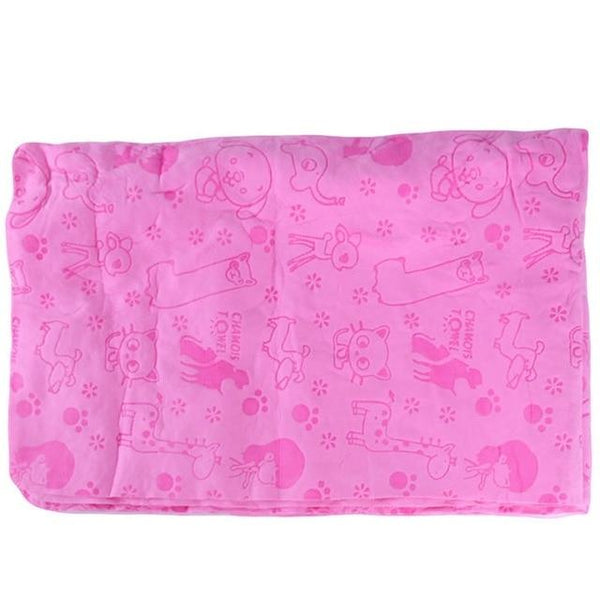 KIMPETS Multifunctional Pet Dog Cat Bath Washing Towel Deerskin Suede Towel Deerskin Towel Synthetic Super Absorbent