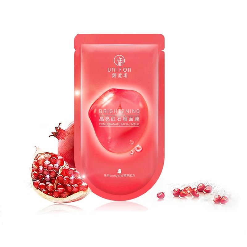 Yunifang/Unifon Pomegranate Face Mask Skin Care Hydrate Moisturize Brightening Nourishing 25ml