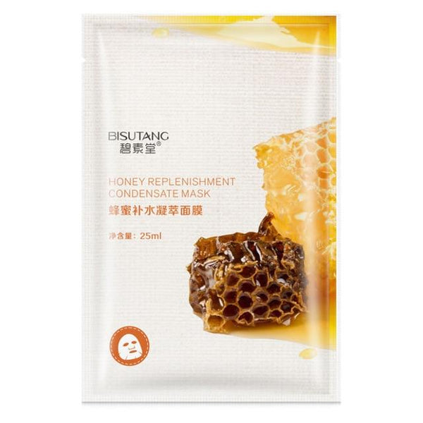 Plant Facial Sheet Mask Deep Moisturizing Oil Control Hydrating Mask Whitening Anti-Aging Wrapped Face Skin Care Tool