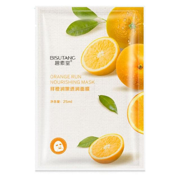 Plant Facial Sheet Mask Deep Moisturizing Oil Control Hydrating Mask Whitening Anti-Aging Wrapped Face Skin Care Tool