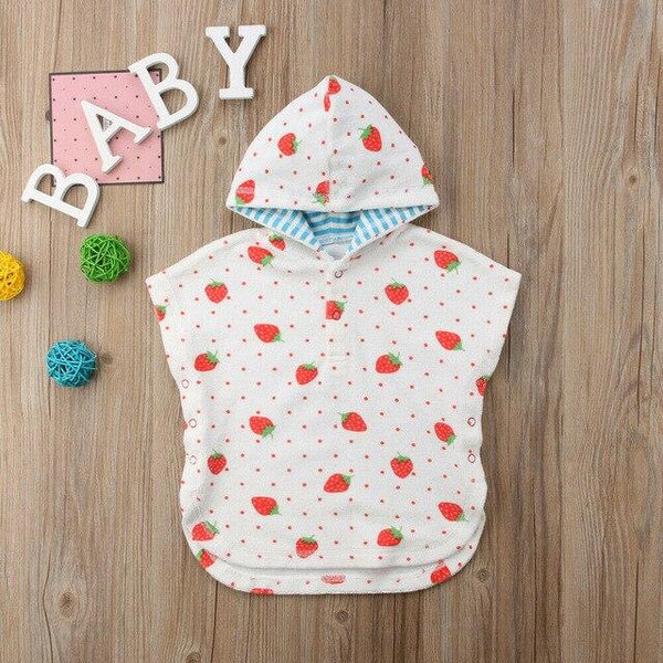 Toddler Baby Clothes Soft Cartoon Hooded Towel Girl Boy Swim Beach Bath Wear Kids Bathrobe 2019 New Beachwear