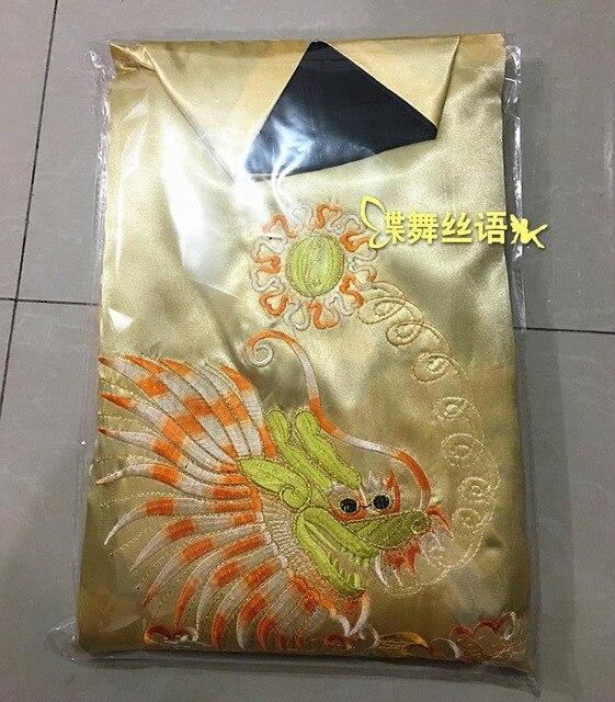 Hotel bathrobe Chinese Men Reversible Satin Robe Gown male Embroider Dragon Kimono Bathrobe Two-side dressing gown Sleepwear