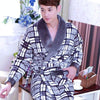 Bathrobe Men Winter Robe Plush Thick Flannel Long Sleeve Belt  Kimono Men's Casual Home Sleepwear 2019 Sexy Man Pyjamas