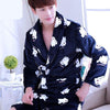 Bathrobe Men Winter Robe Plush Thick Flannel Long Sleeve Belt  Kimono Men's Casual Home Sleepwear 2019 Sexy Man Pyjamas