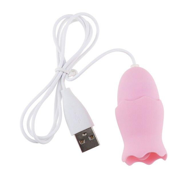 Powerful Vaginal Ball Blowjob Orgasm Anal Massager Bullet Vibrator  G Spot Clitoral Tongue Licking Egg Sex Toys for Women Sexo