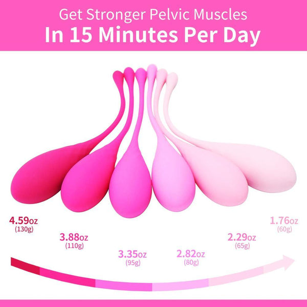 6/pcs Smart Kegel Balls Vaginal Tightening Exercise Weights Balls For Bladder Control Exercises Vaginal Ball Sex Toys For Women