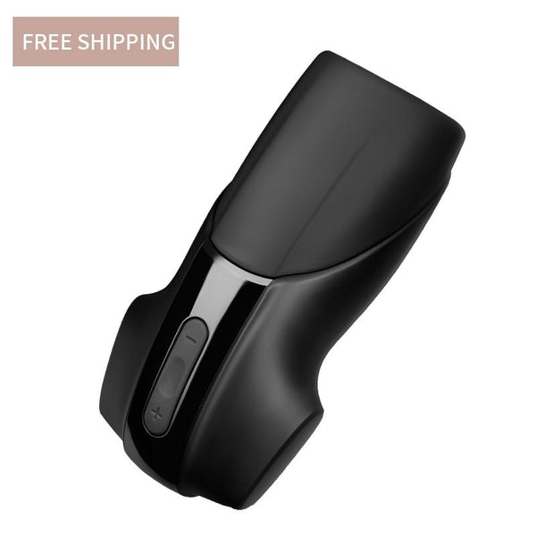 Satisfyer Male oral Masturbator Silicone Vagina Real Pussy automatic deep throat Masturbation Cup Sex toys for men vibrator warm