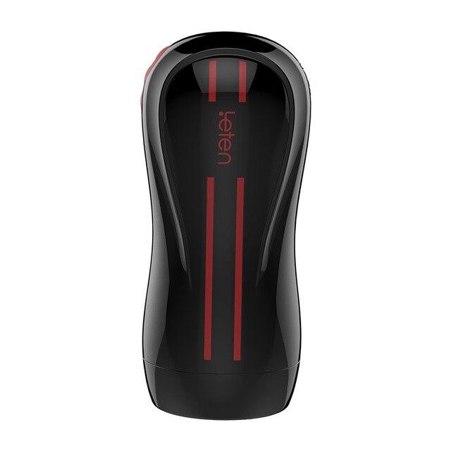 Leten Intelligent Interaction Male Masturbator Sex Toys for Men Electric Hip Dual Engine Vibrating Real Pussy Strong Sucker