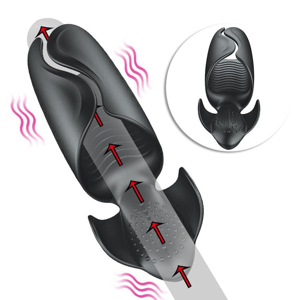 Electric Male Masturbator Pulse Vibrating Masturbation Cup For Penis Enlargement Extender Men Cock Delay Lasting Trainer Sex Toy